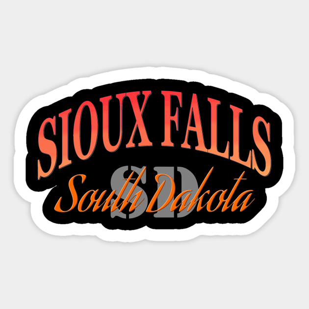 City Pride: Sioux Falls, South Dakota Sticker by Naves